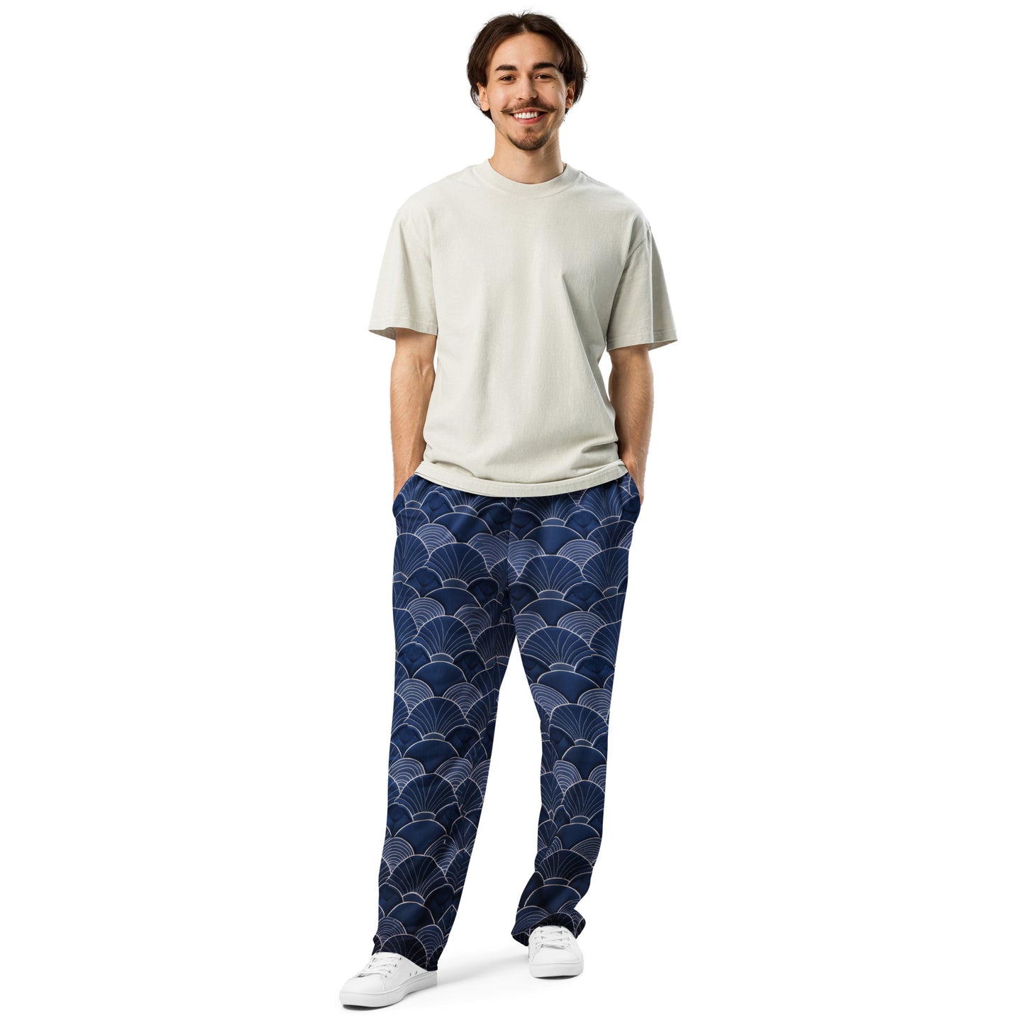 Sashiko - Wide-leg joggers