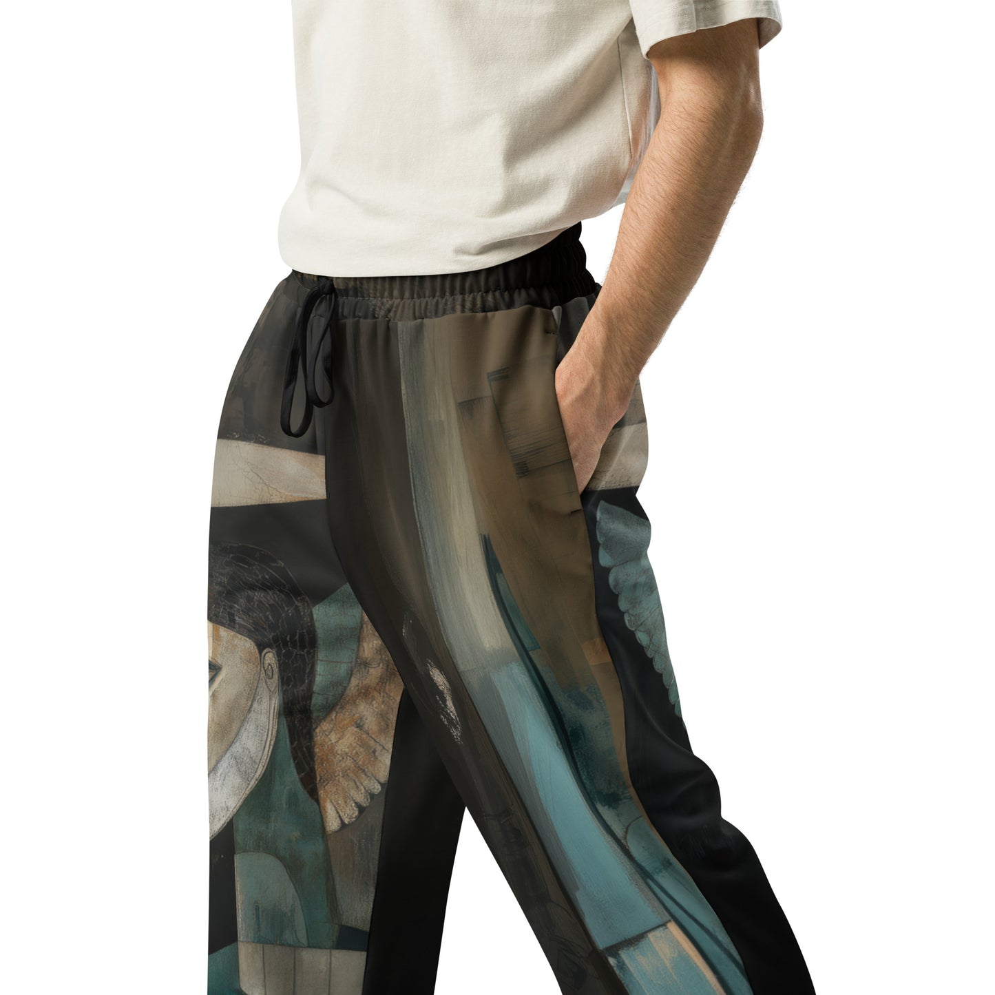 Pablo Picasso Angel - Wide-leg joggers