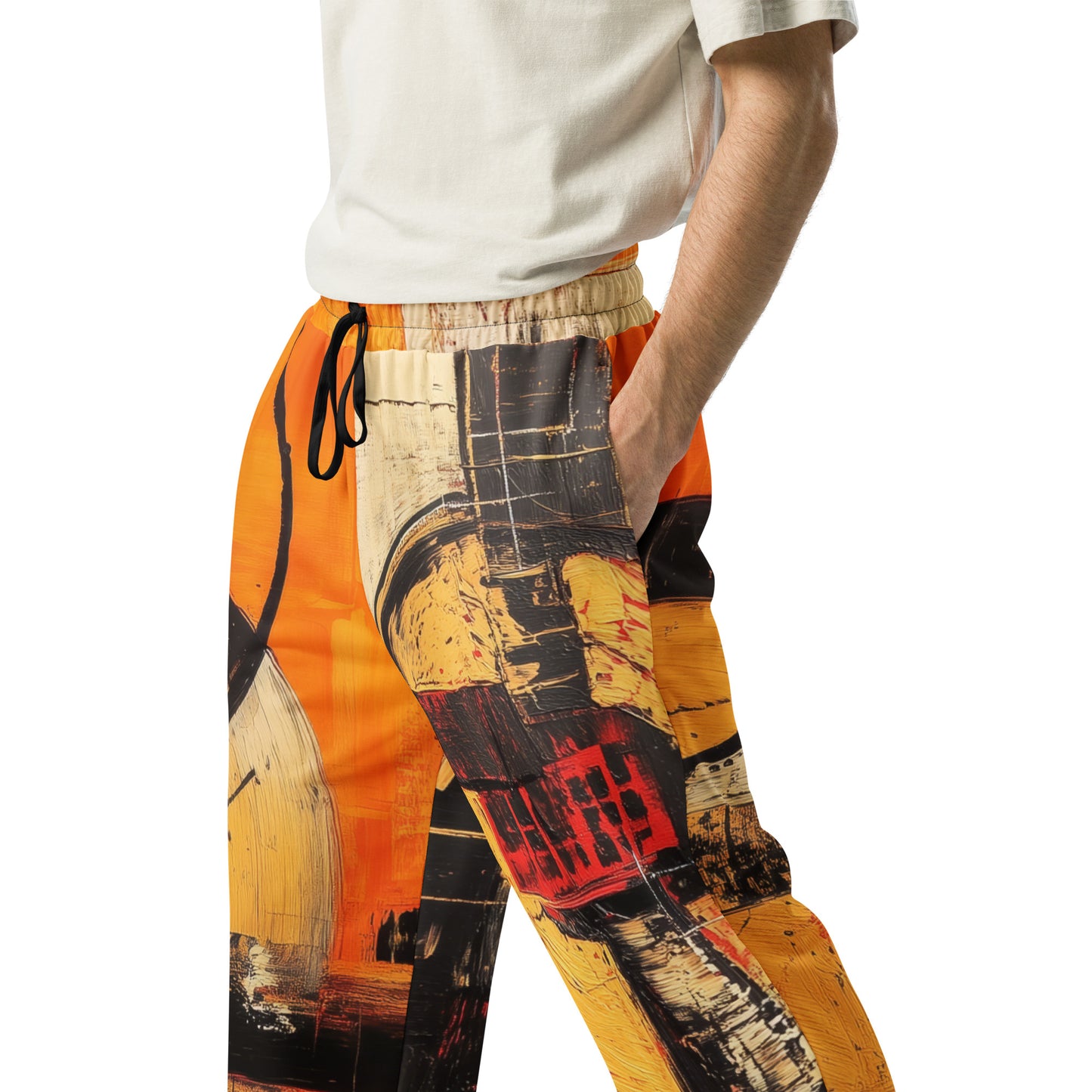 Abstract moda 1 - Wide-leg joggers