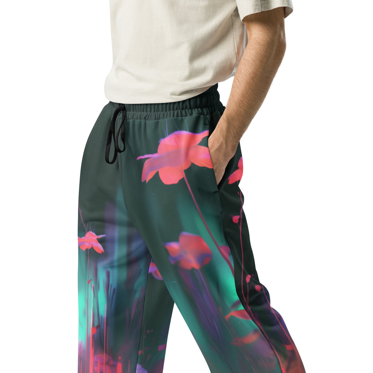 Chromatic Aberration - Wide-leg joggers