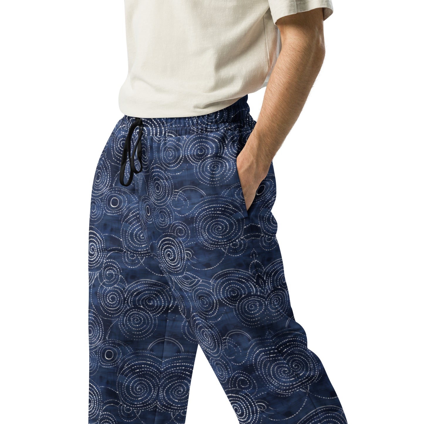 Embroidery moda 1 - Wide-leg joggers