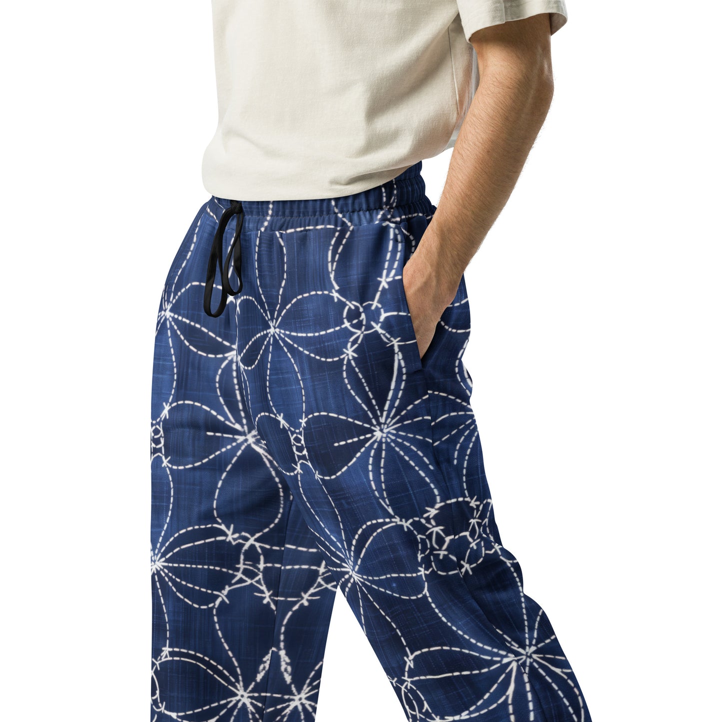 Embroidery moda 2 - Wide-leg joggers