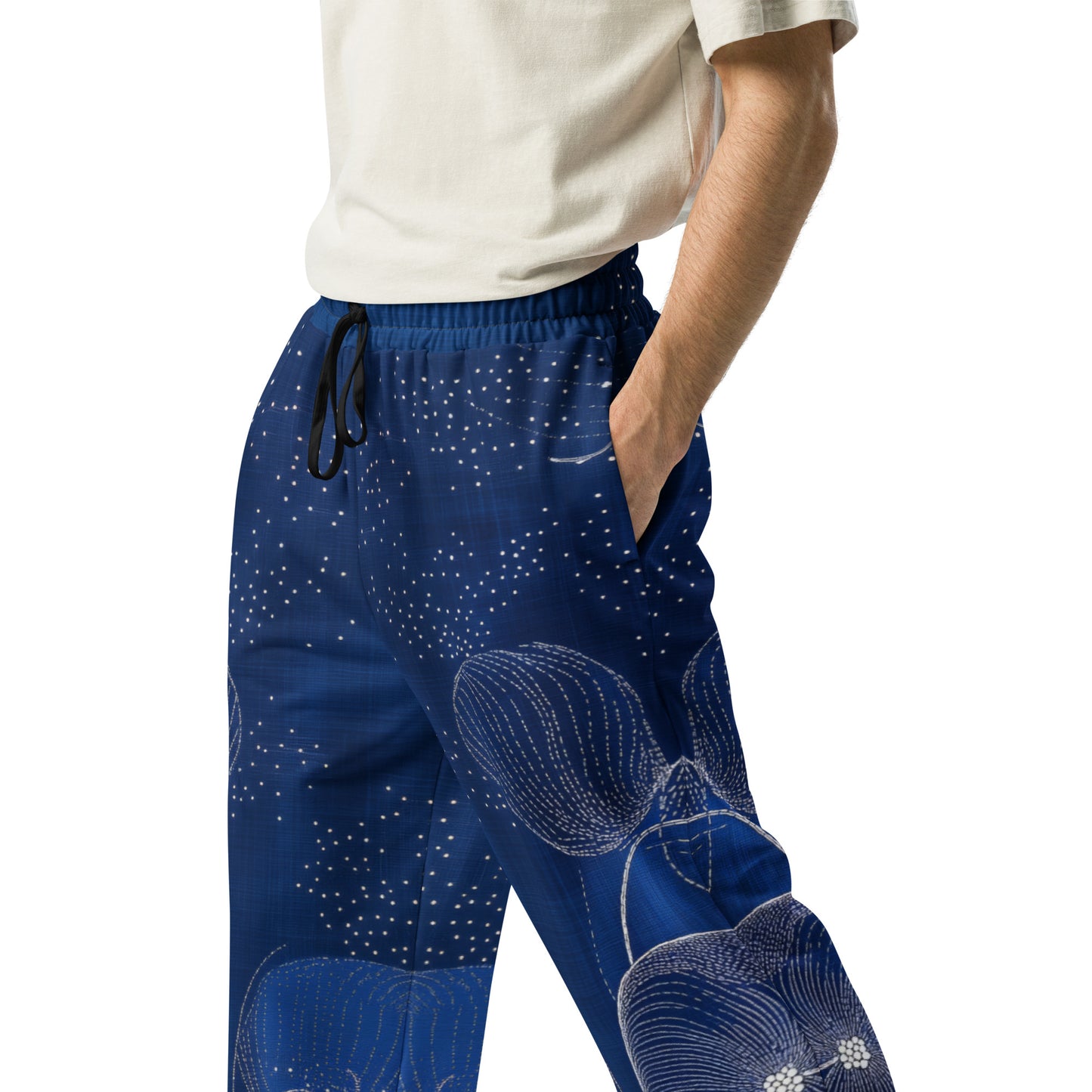 Embroidery moda 4 - Wide-leg joggers