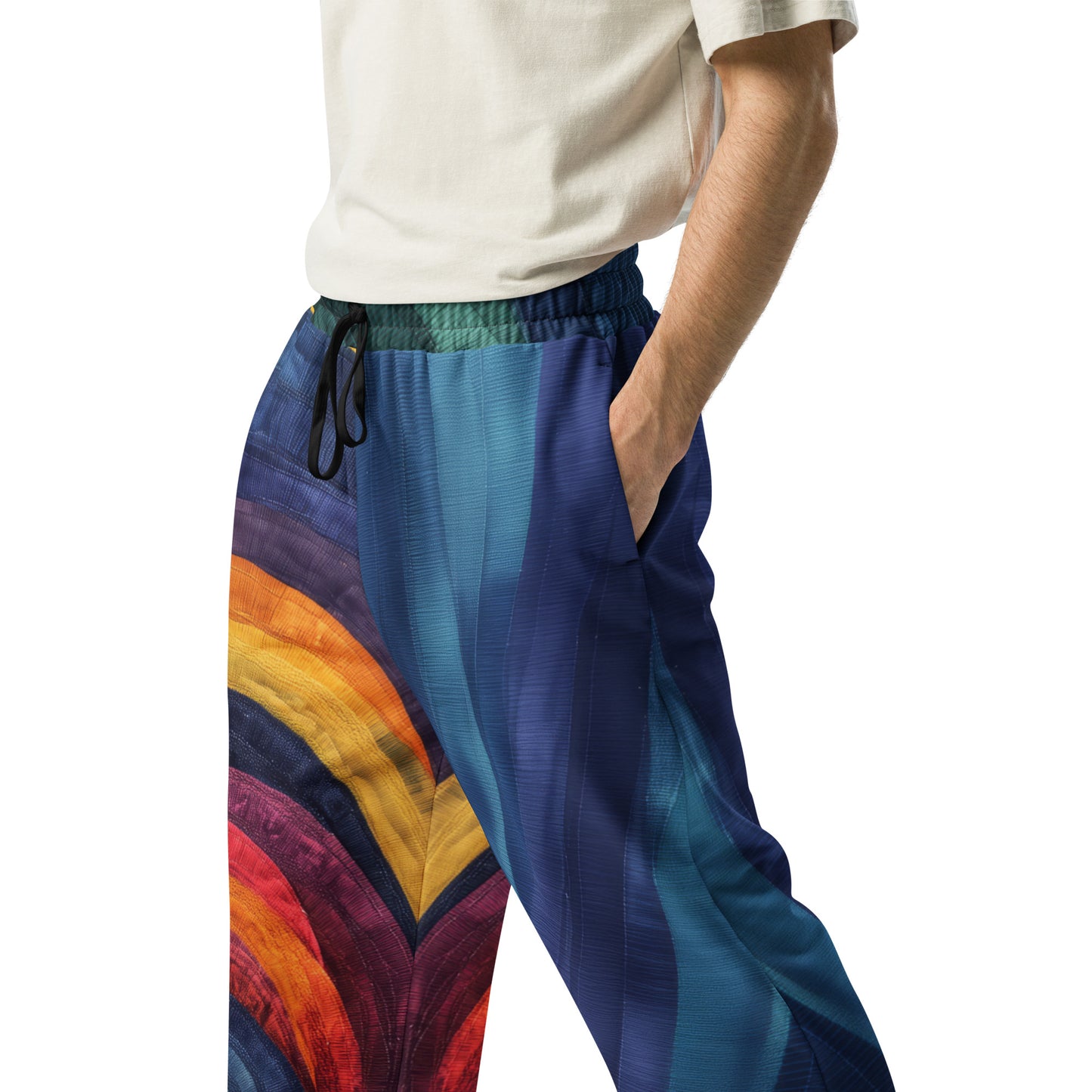 Embroidery moda 5 - Wide-leg joggers