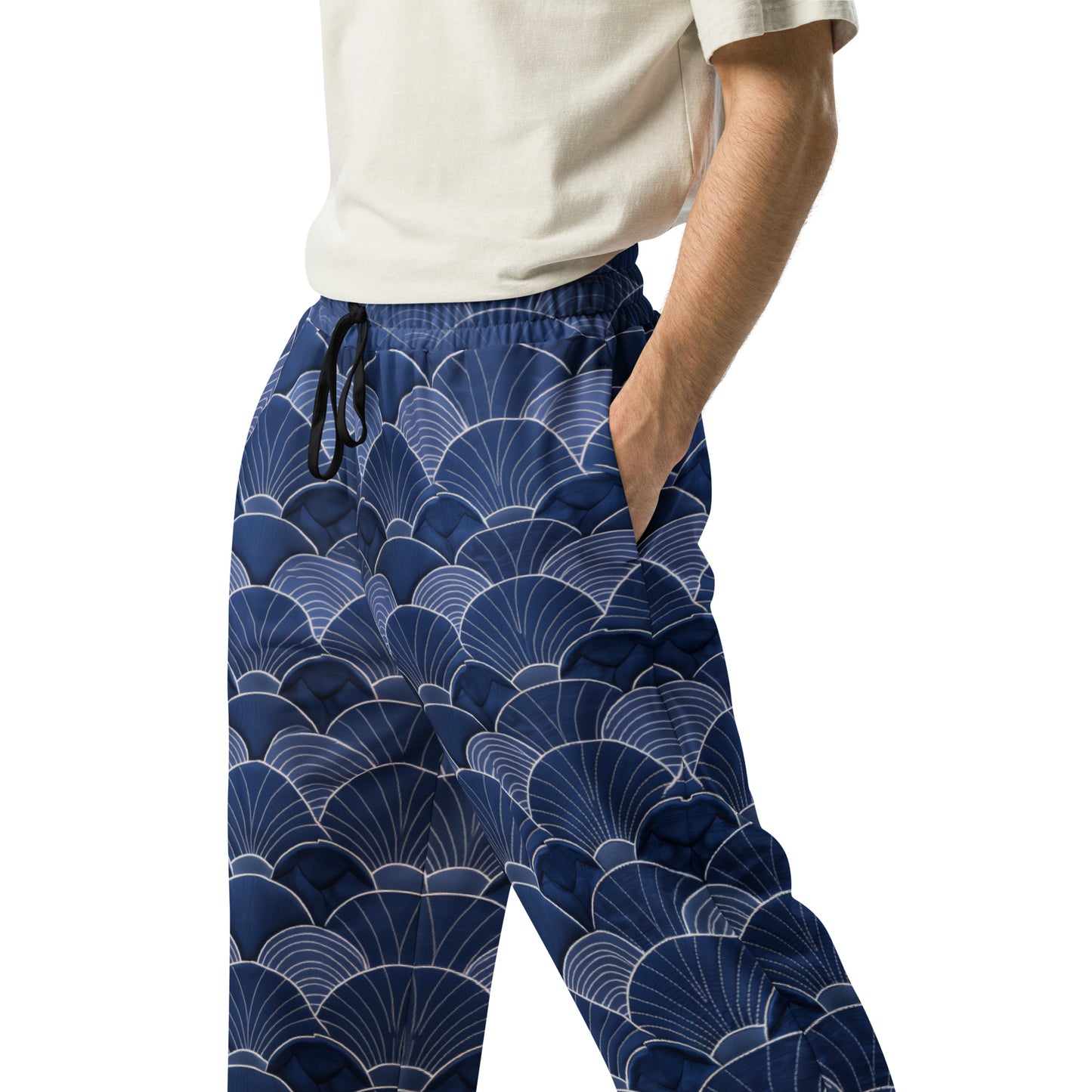 Sashiko - Wide-leg joggers