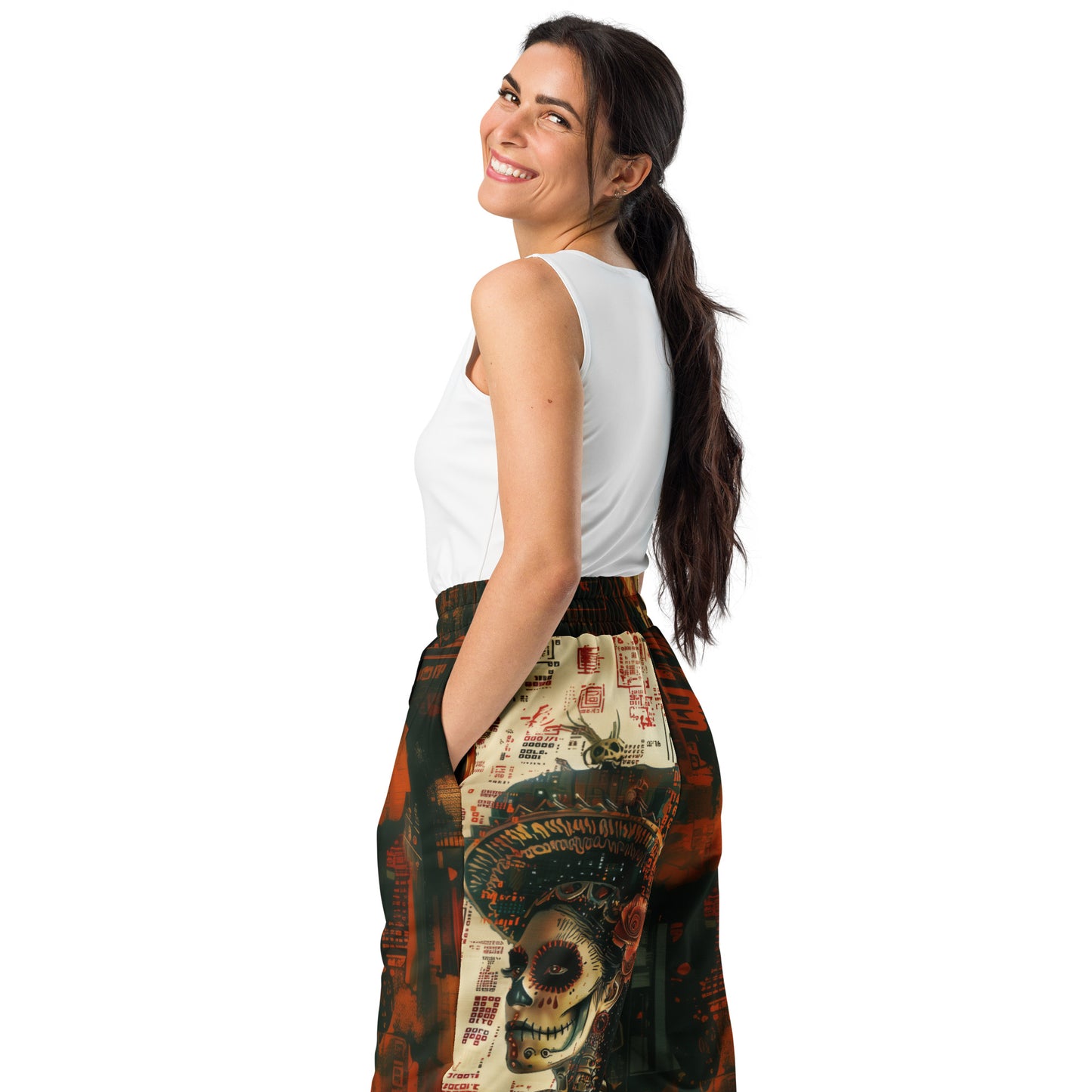 La Catrina mode 2 - Wide-leg joggers