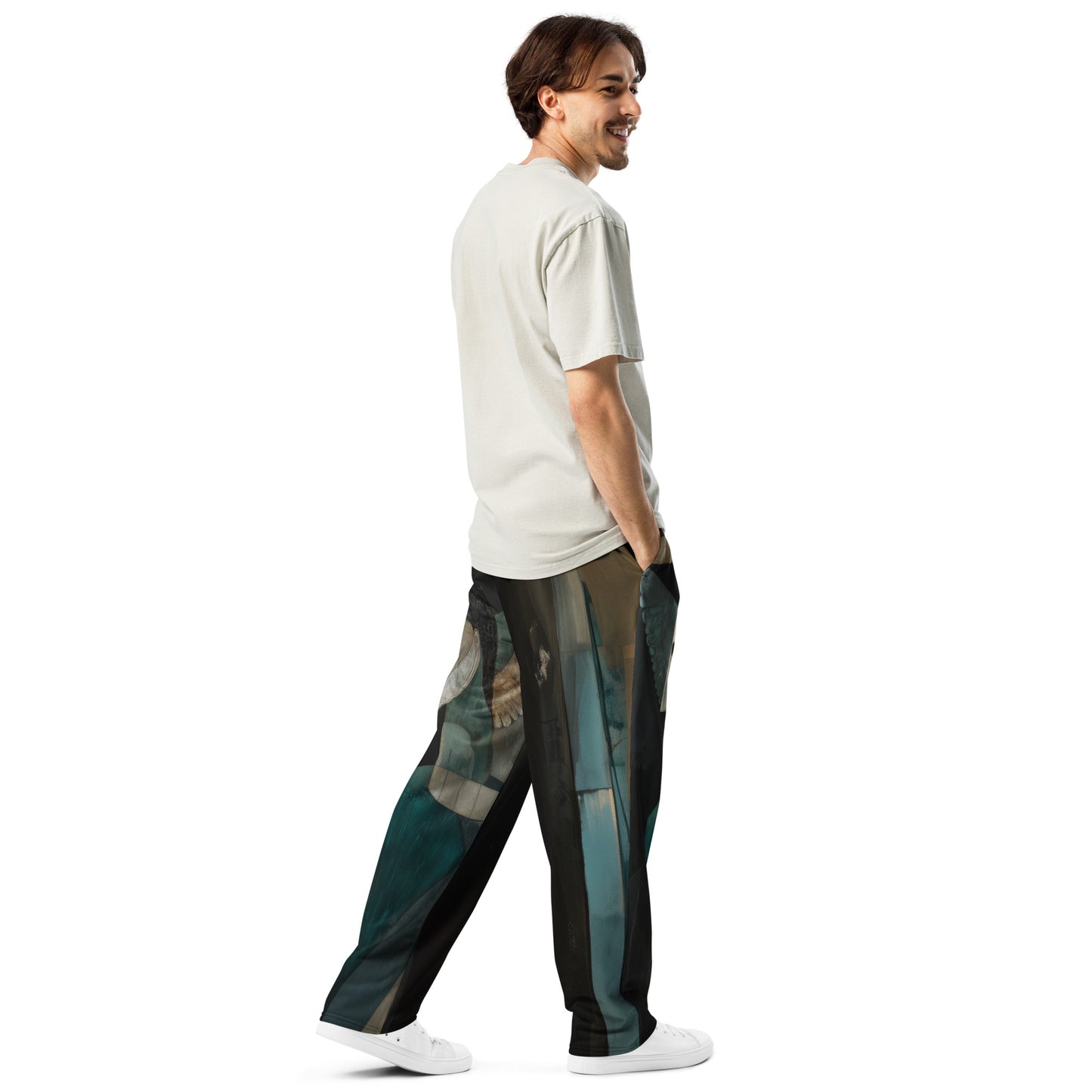 Pablo Picasso Angel - Wide-leg joggers