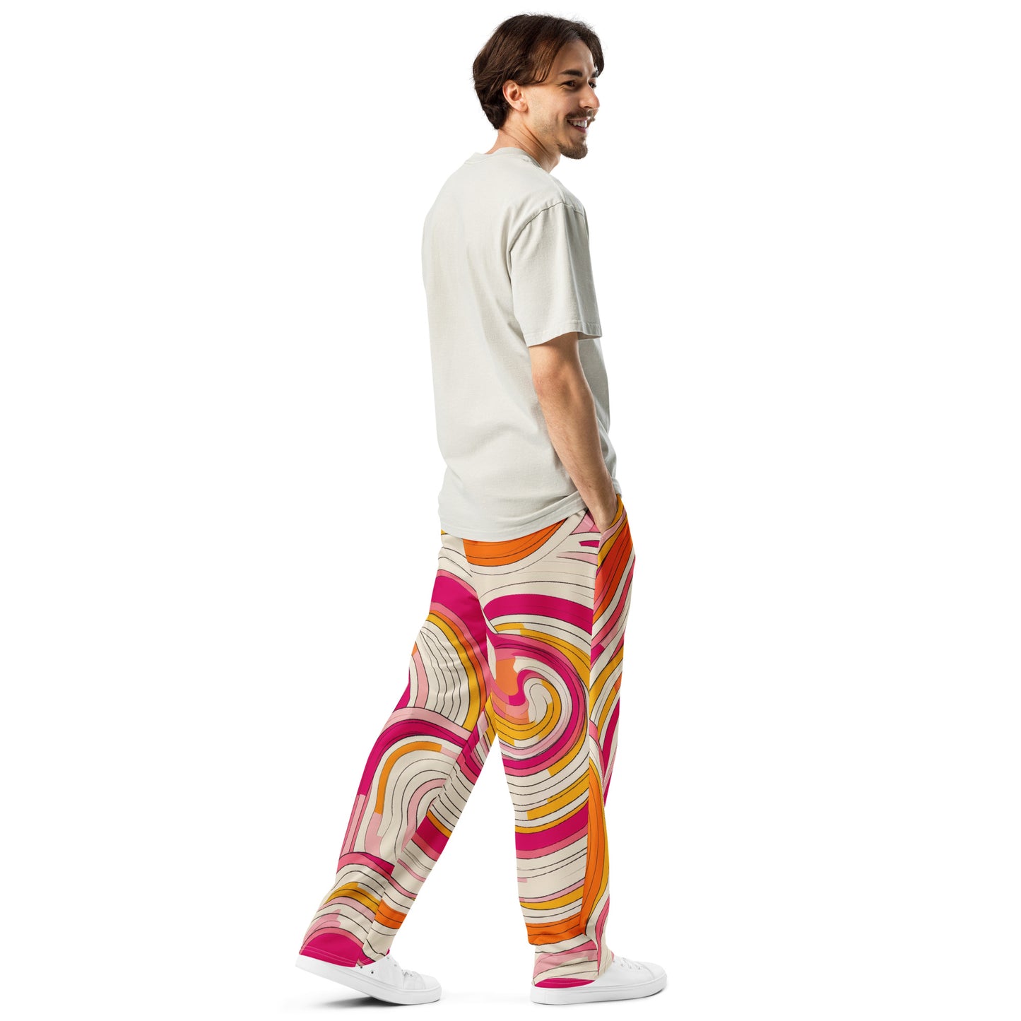 Retro Groovy moda 1 - Wide-leg joggers