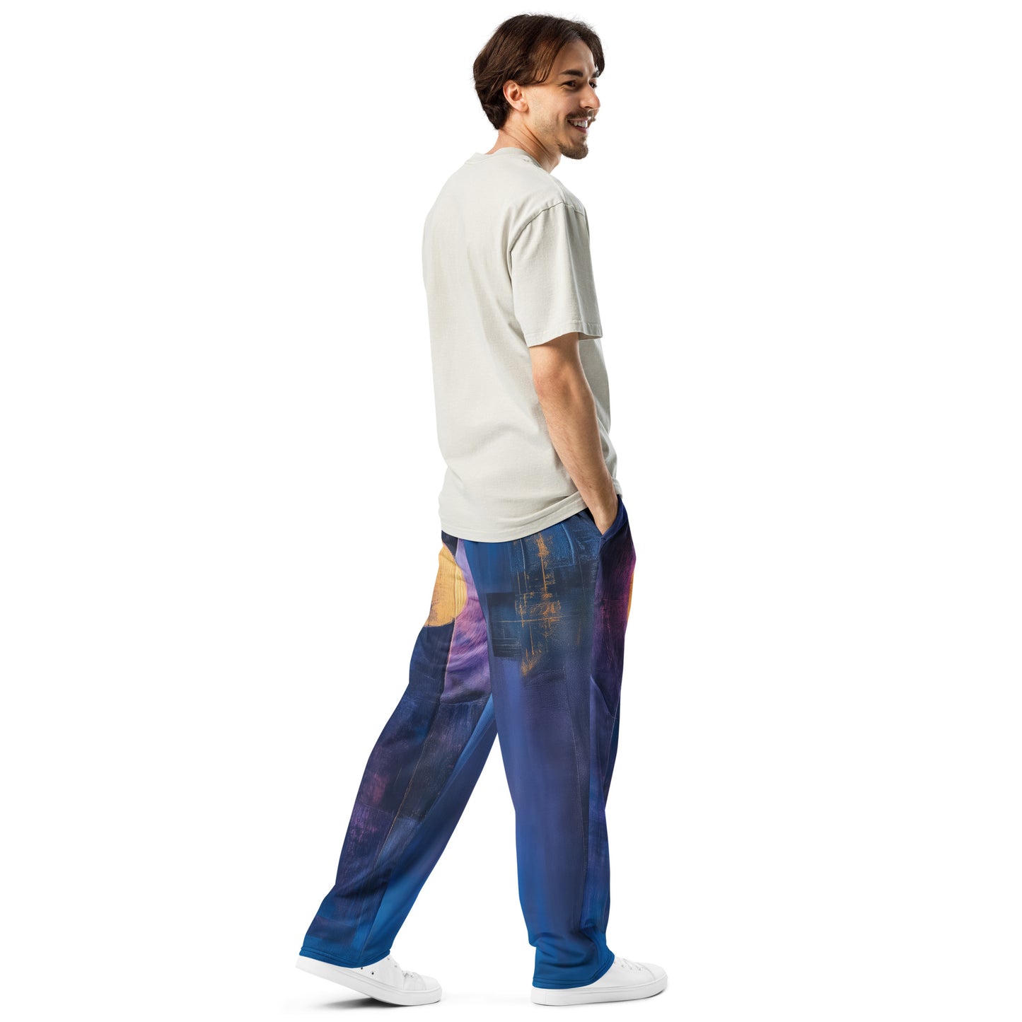 Abstract moda 2 - Wide-leg joggers