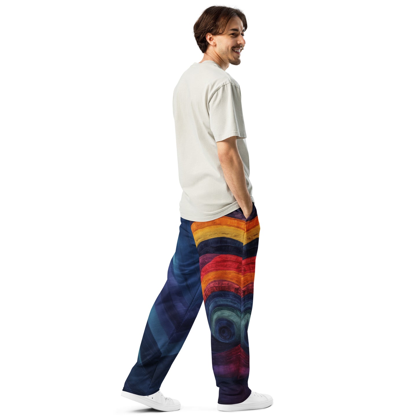 Embroidery moda 5 - Wide-leg joggers