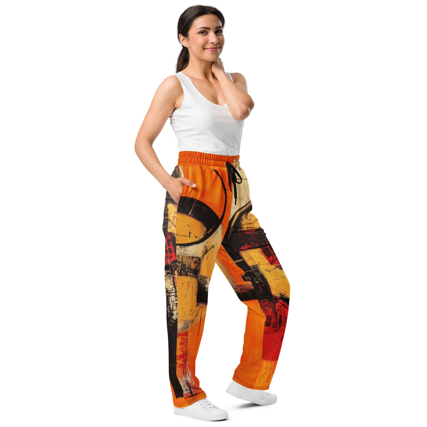 Abstract moda 1 - Wide-leg joggers