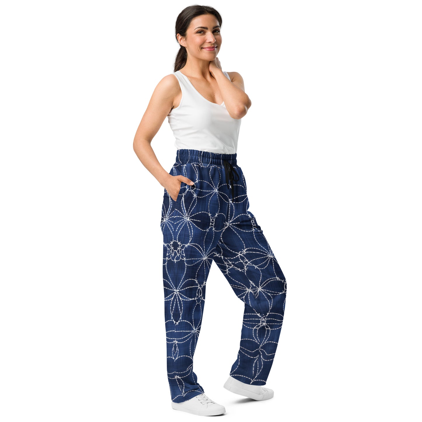 Embroidery moda 2 - Wide-leg joggers