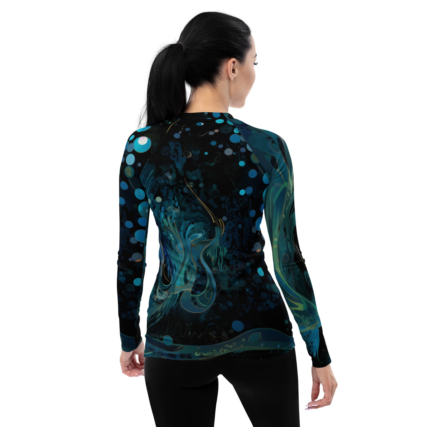 Meditação Azul - Women's Rash Guard