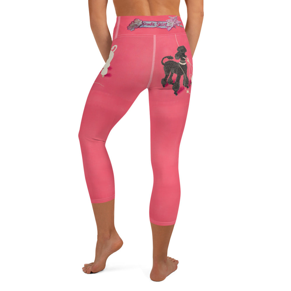 Poodle - Yoga Capri Leggings