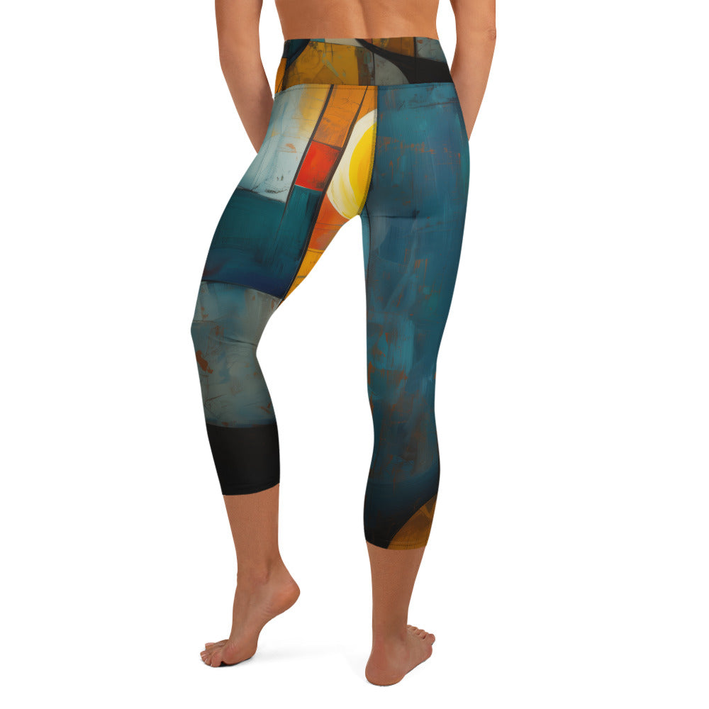 Pablo Picasso Ava - Yoga Capri Leggings