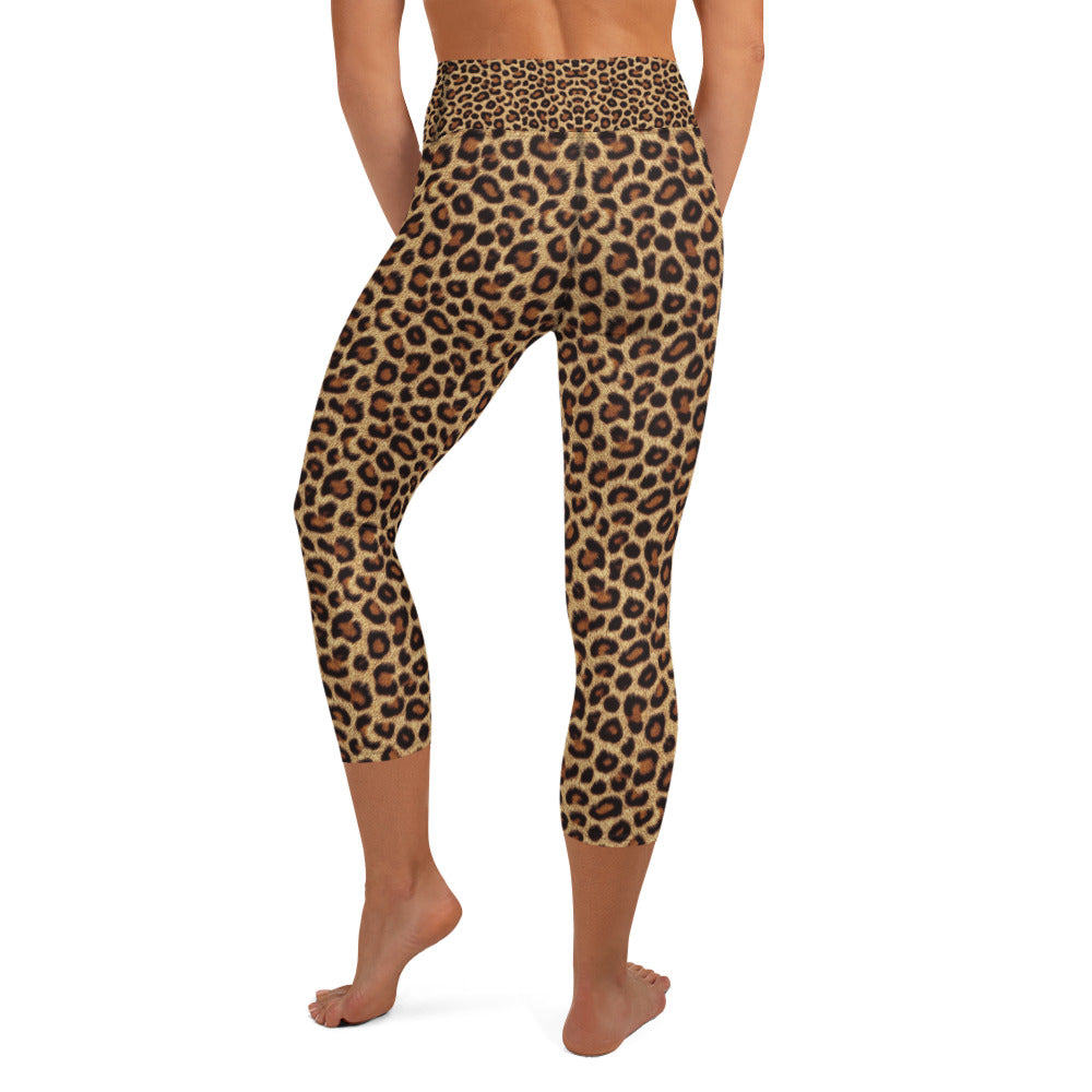 Cheeta - Yoga Capri Leggings