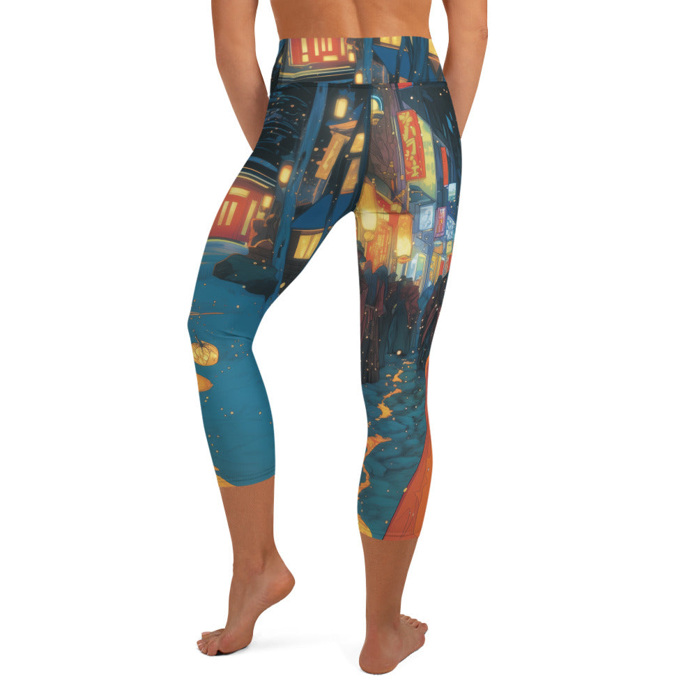 Winter Wizard - Yoga Capri Leggings