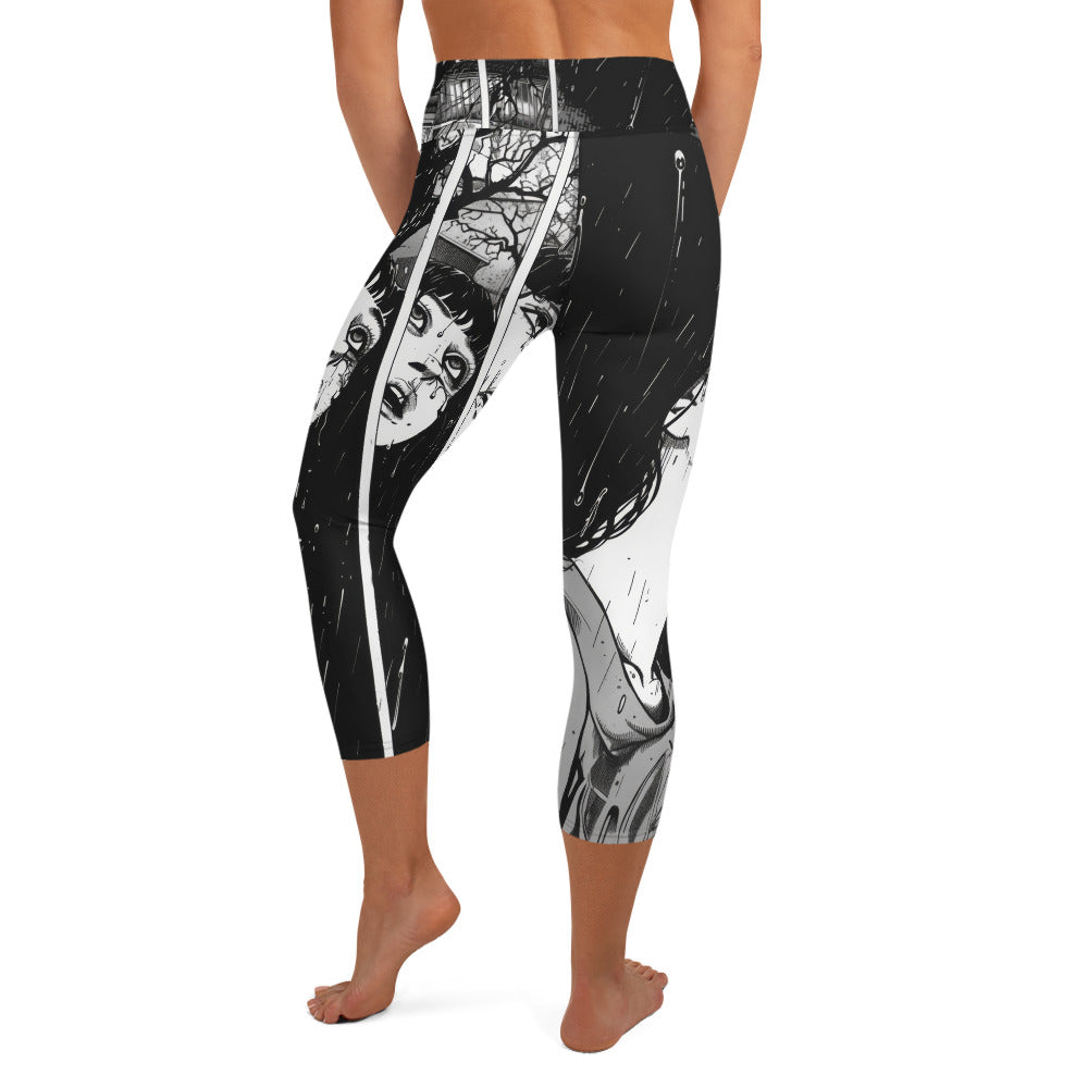 Manga Girl - Yoga Capri Leggings