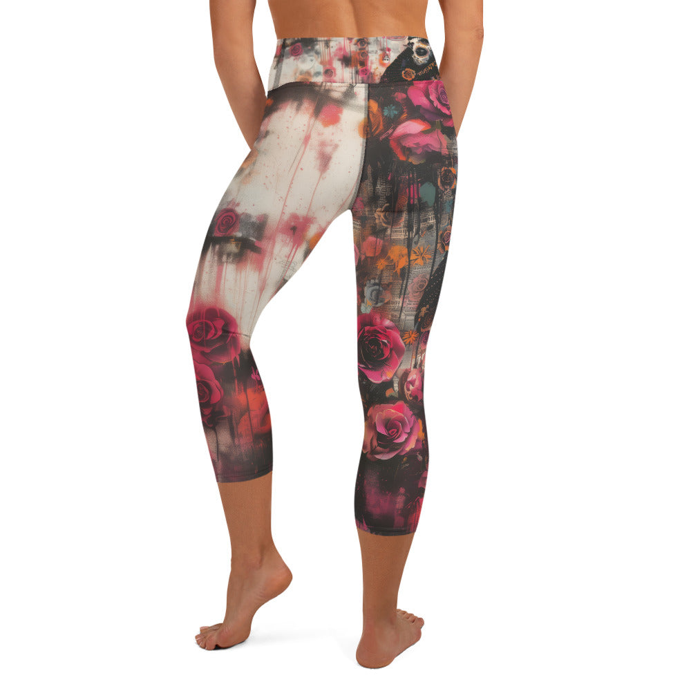 La Catrina moda 2 - Yoga Capri Leggings