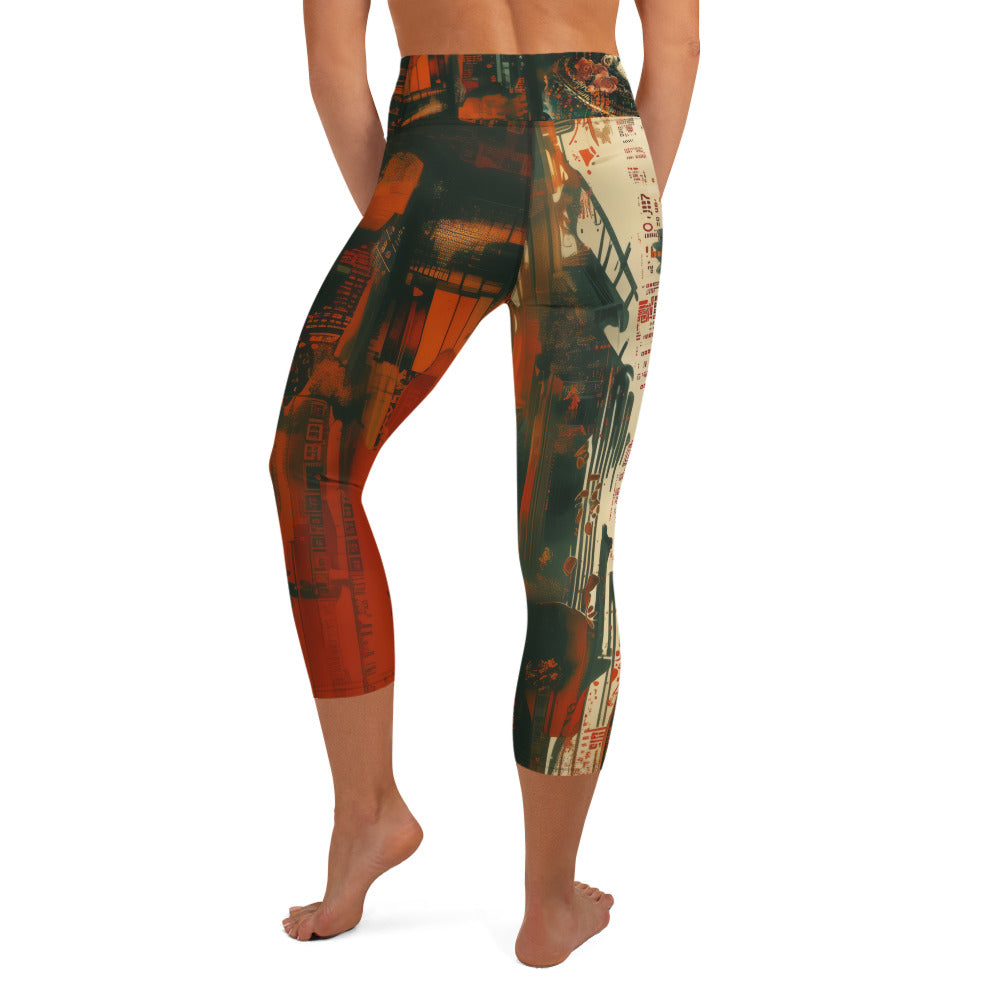 La Catrina - Yoga Capri Leggings