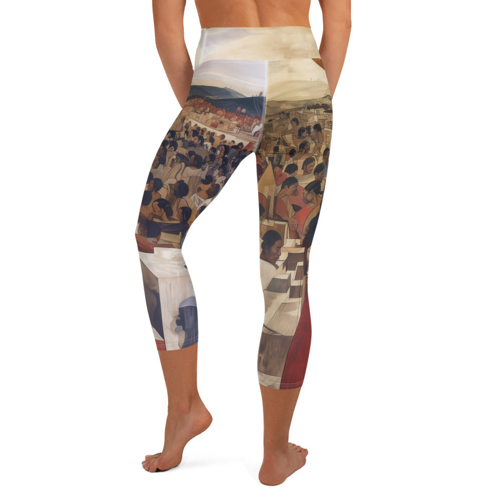 La Malinche - Yoga Capri Leggings