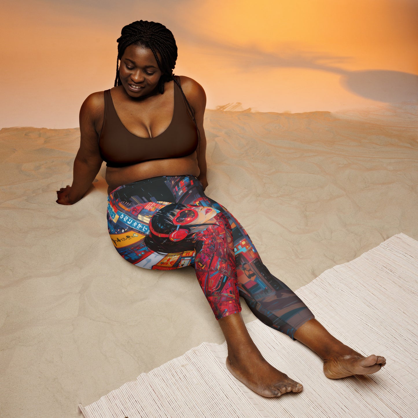 Hātoshēdo - Yoga Capri Leggings