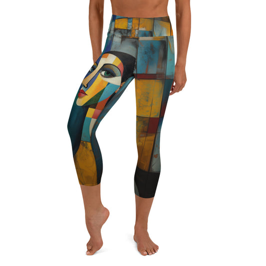 Pablo Picasso Ava - Yoga Capri Leggings