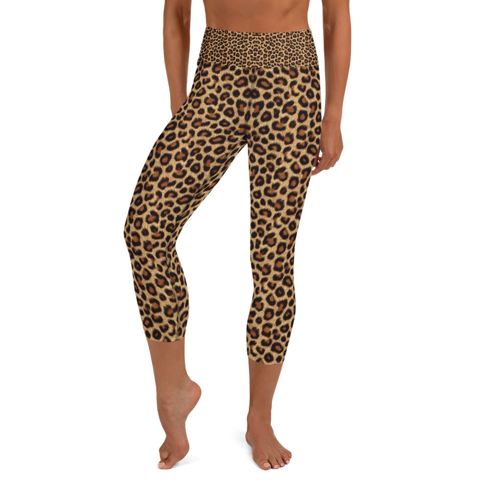 Cheeta - Yoga Capri Leggings