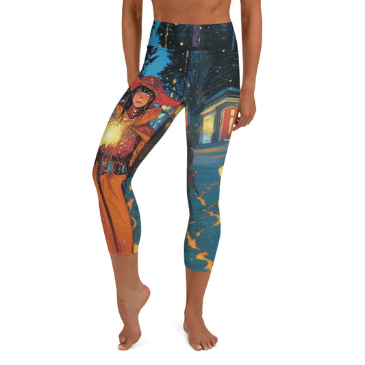 Winter Wizard - Yoga Capri Leggings