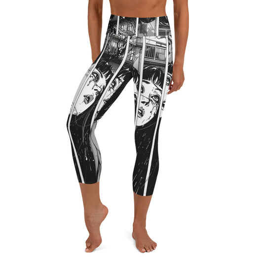 Manga Girl - Yoga Capri Leggings