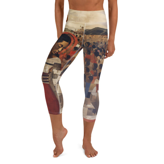 La Malinche - Yoga Capri Leggings