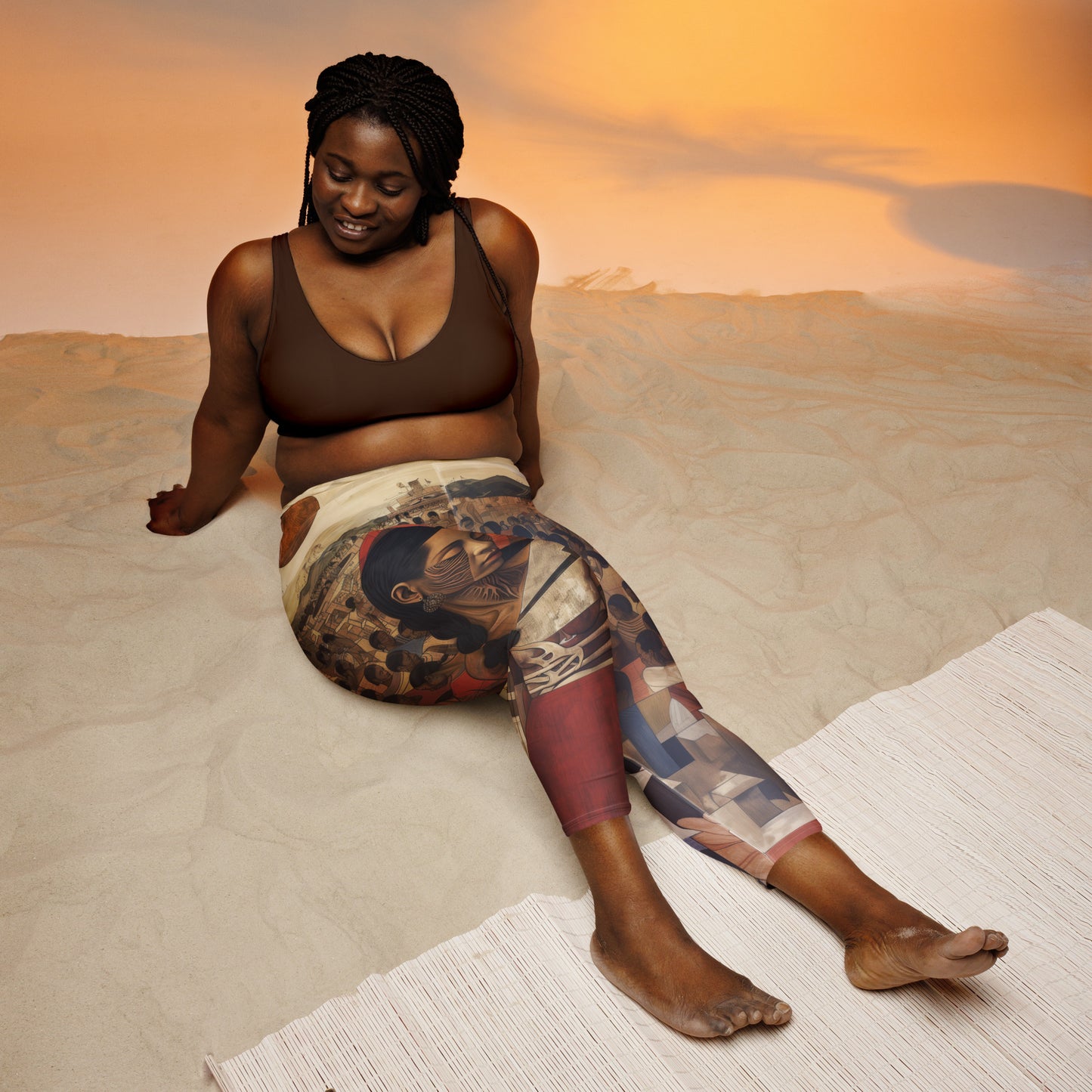 La Malinche - Yoga Capri Leggings