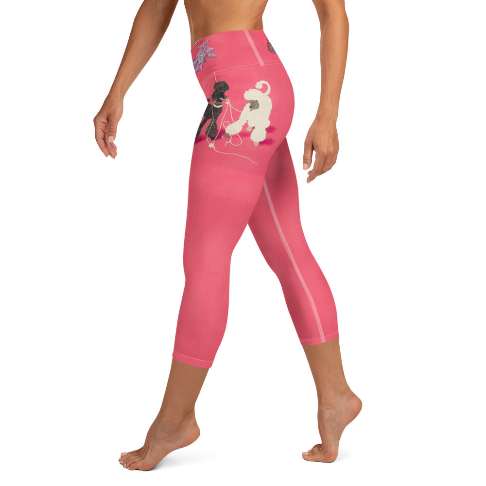 Poodle - Yoga Capri Leggings