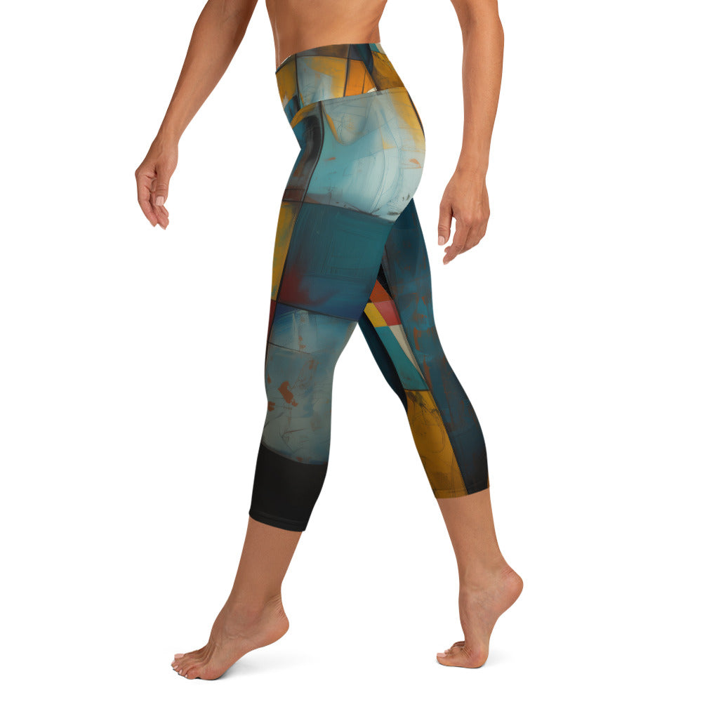 Pablo Picasso Ava - Yoga Capri Leggings