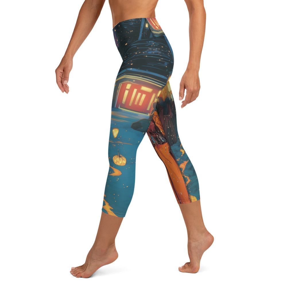 Winter Wizard - Yoga Capri Leggings