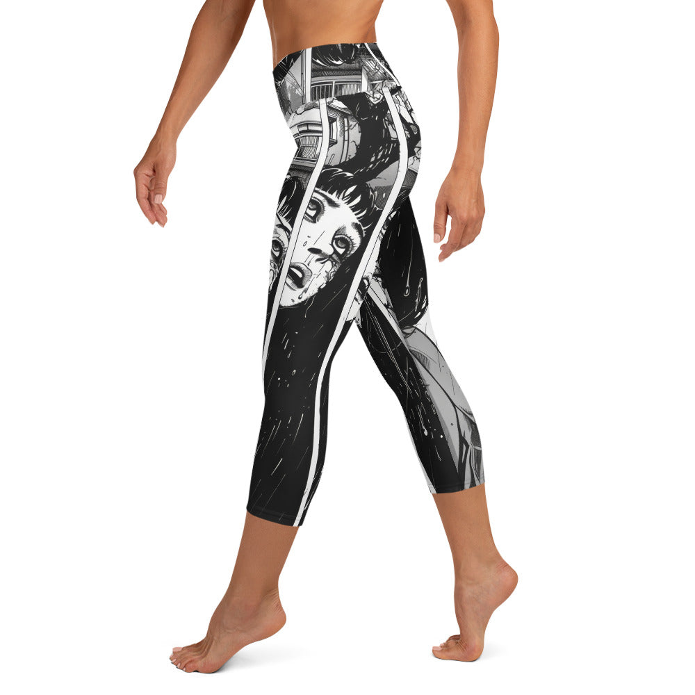 Manga Girl - Yoga Capri Leggings