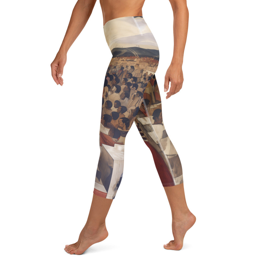 La Malinche - Yoga Capri Leggings