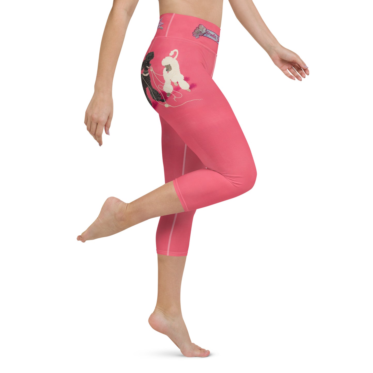 Poodle - Yoga Capri Leggings