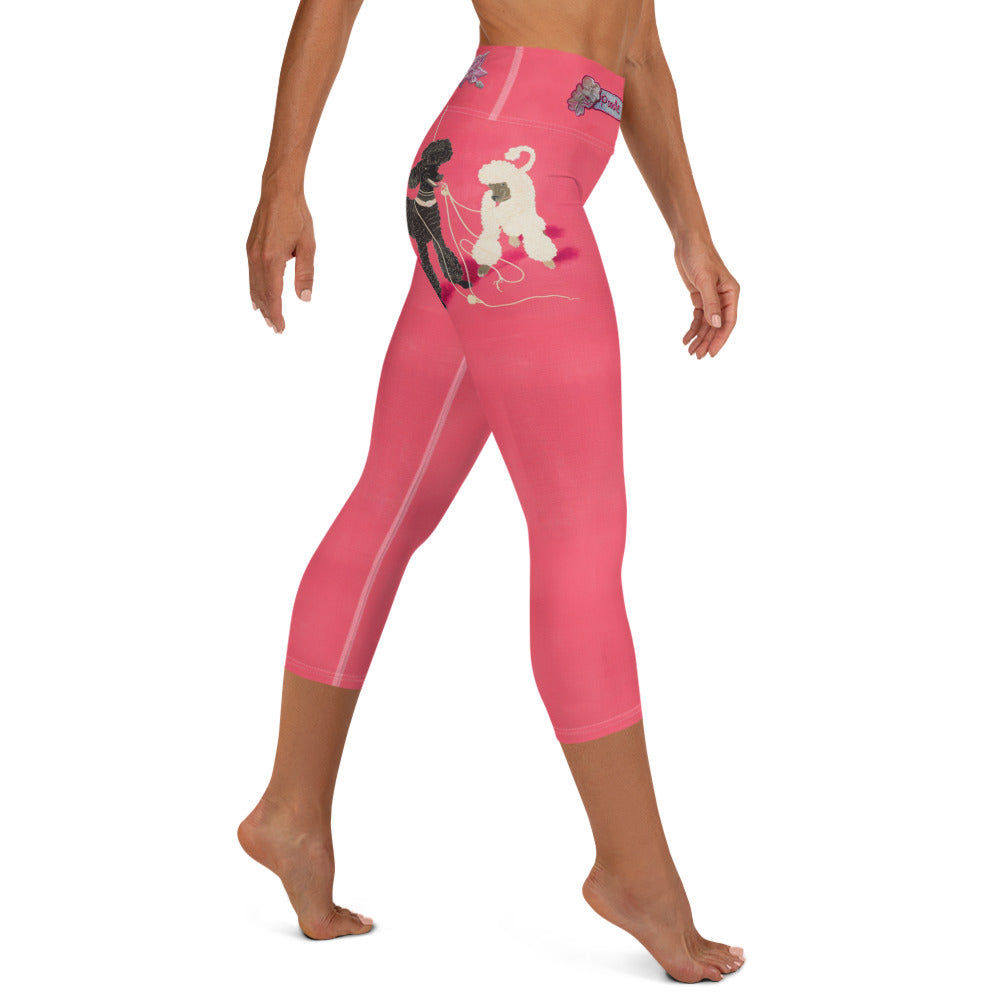 Poodle - Yoga Capri Leggings