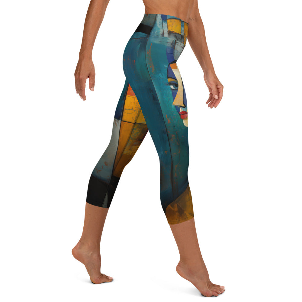 Pablo Picasso Ava - Yoga Capri Leggings