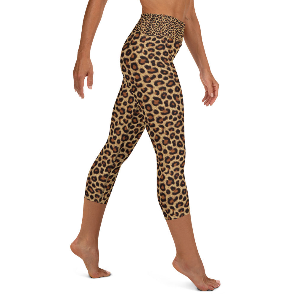 Cheeta - Yoga Capri Leggings