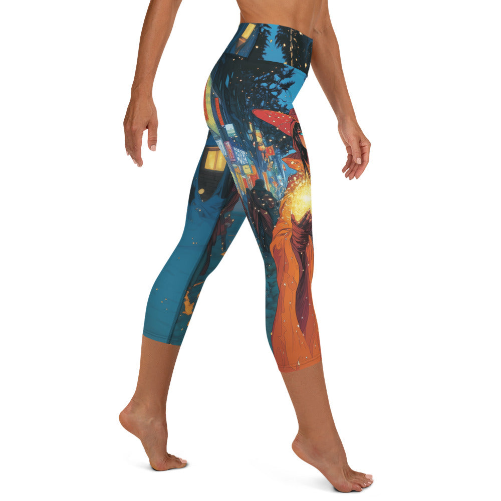 Winter Wizard - Yoga Capri Leggings