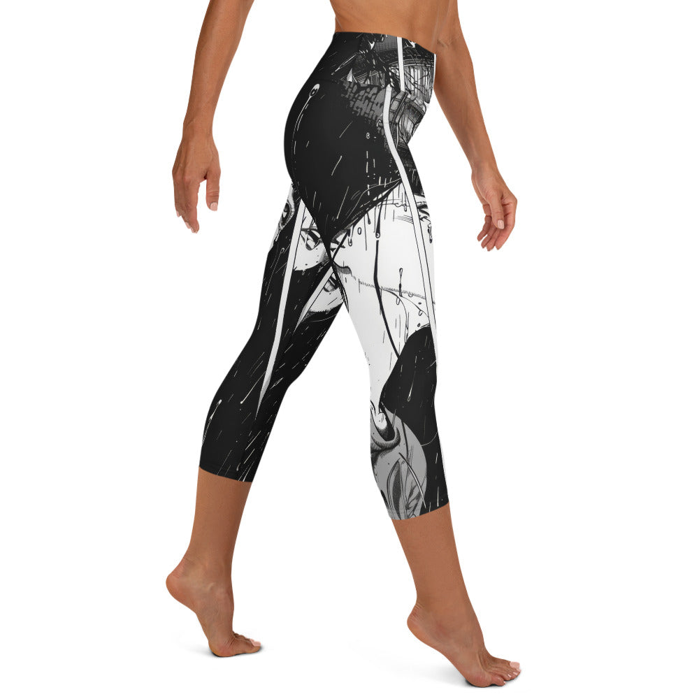 Manga Girl - Yoga Capri Leggings