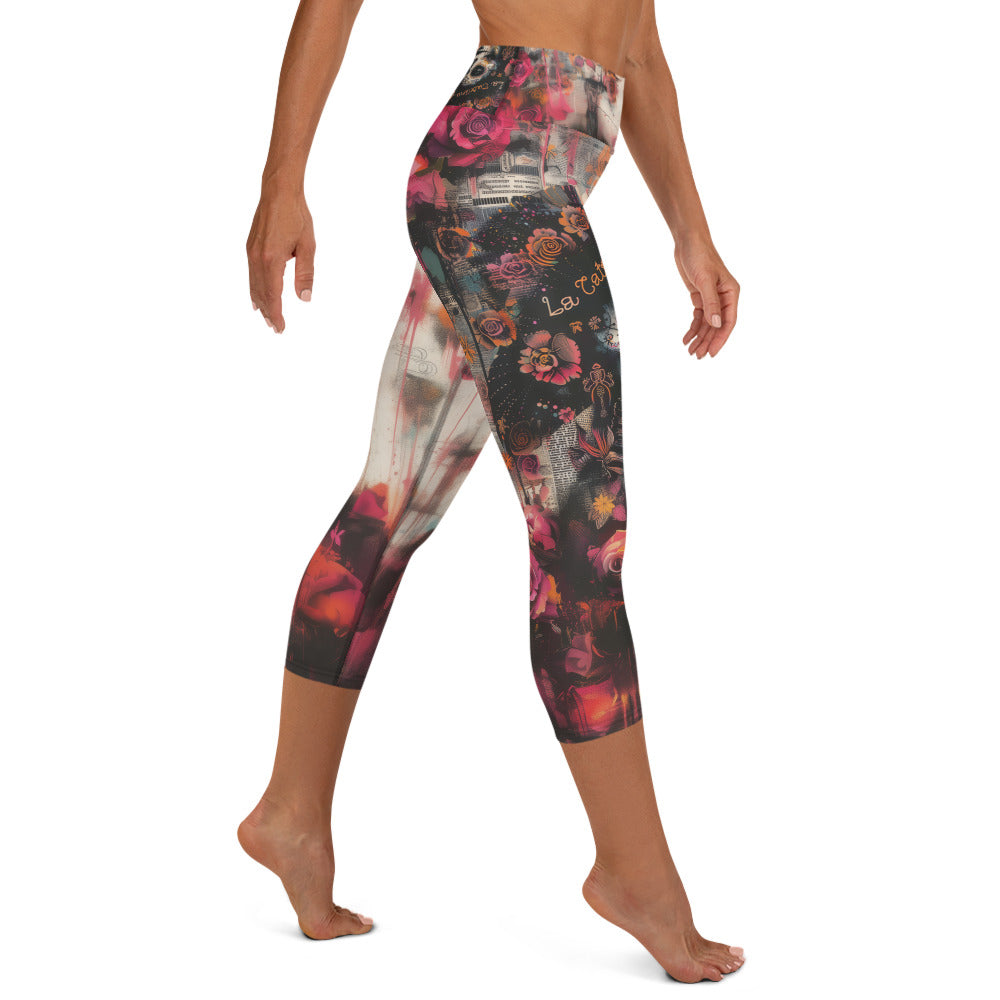 La Catrina moda 2 - Yoga Capri Leggings