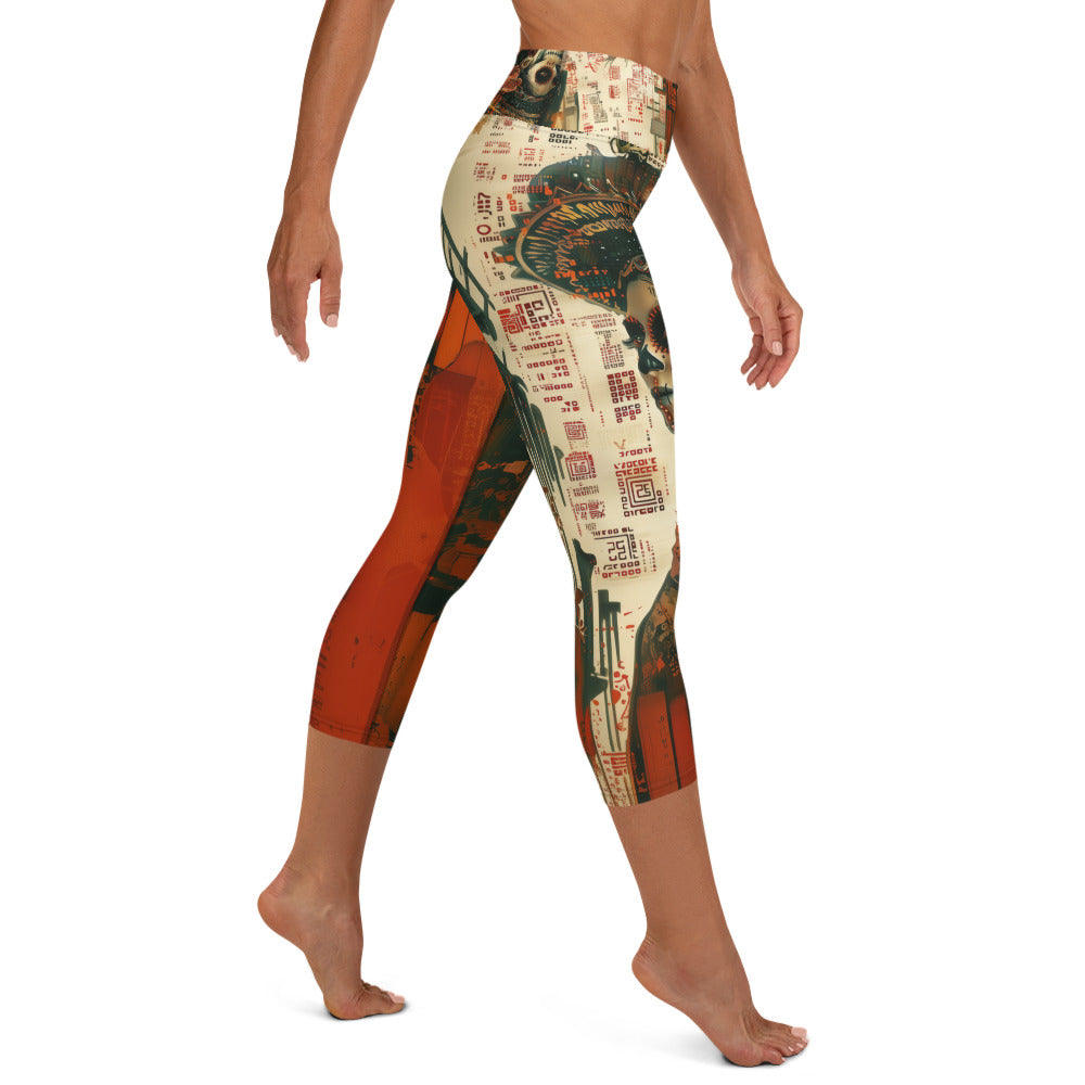 La Catrina - Yoga Capri Leggings