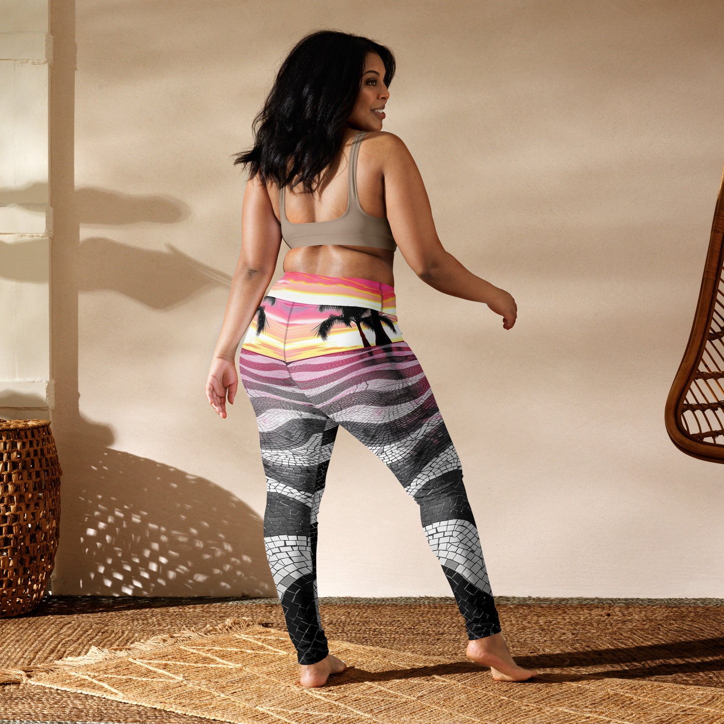 Copacabana Tiles - Yoga Leggings