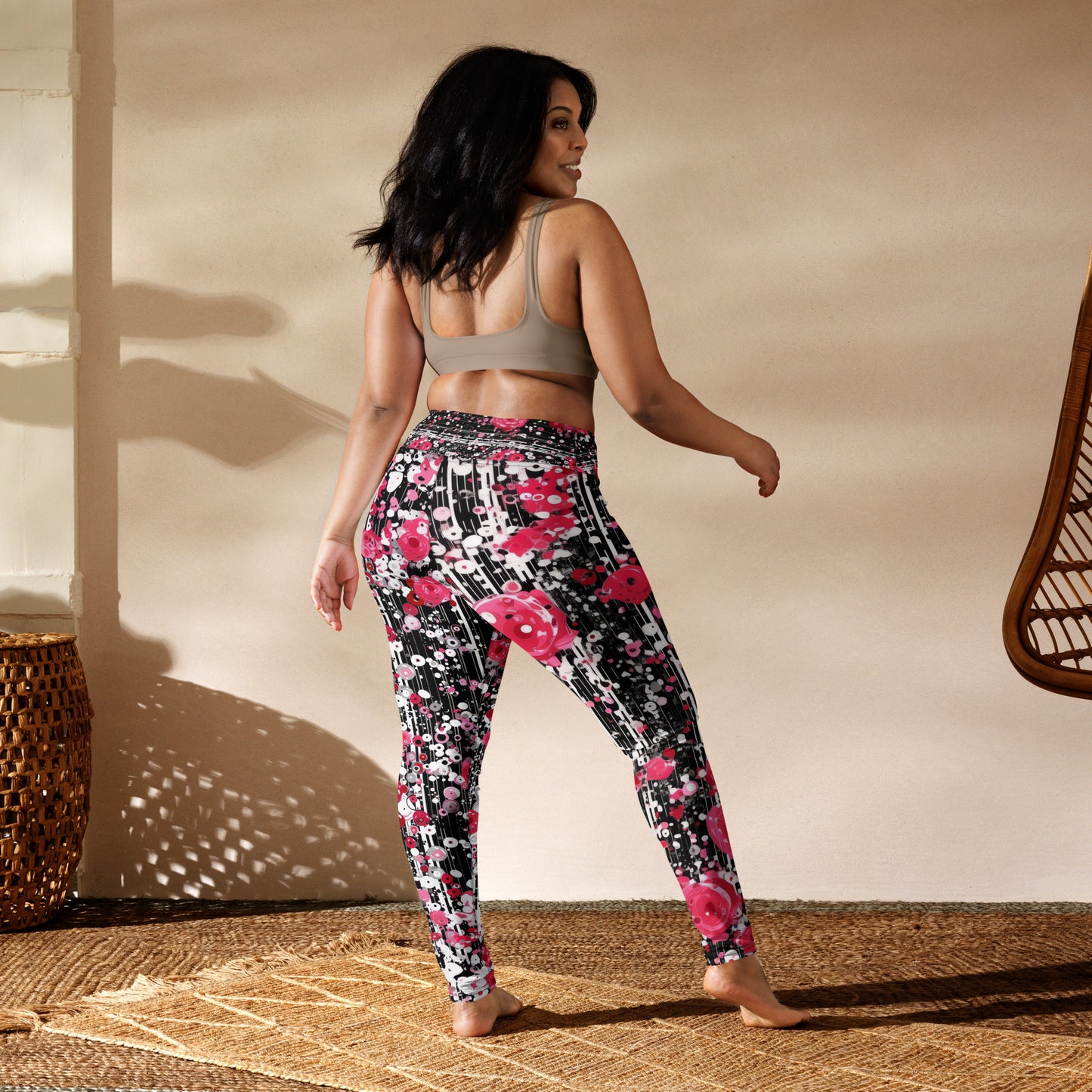 Rose Pop Art - Yoga Leggings