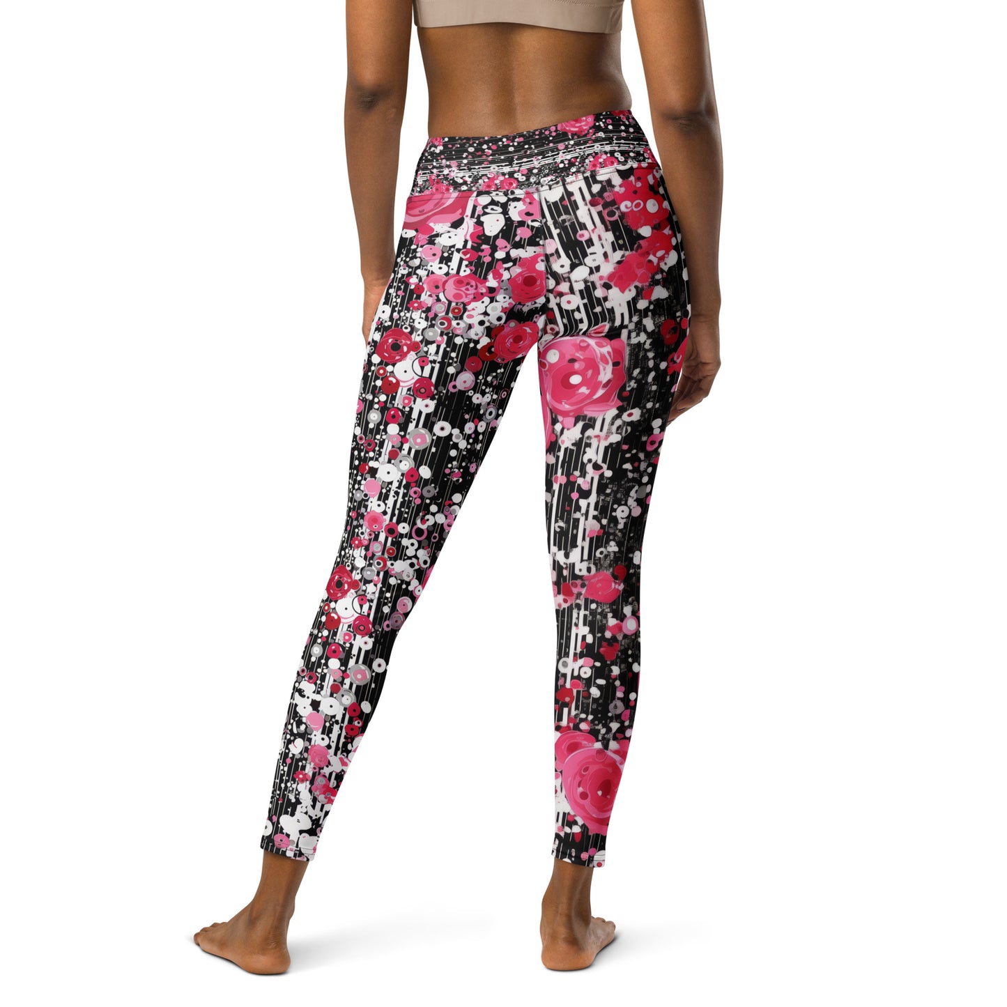 Rose Pop Art - Yoga Leggings