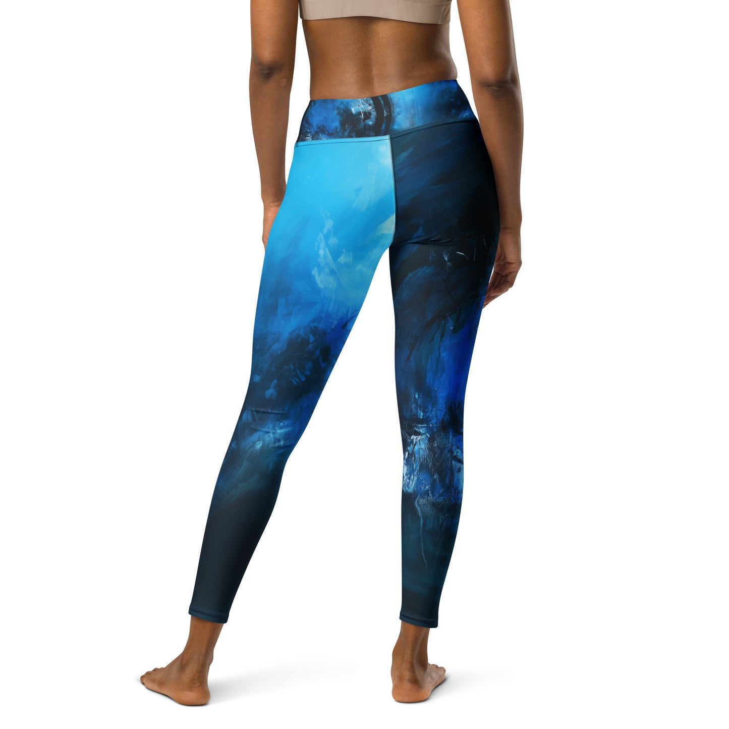 Ancient Futurism Acrylic 3 - Yoga Leggings