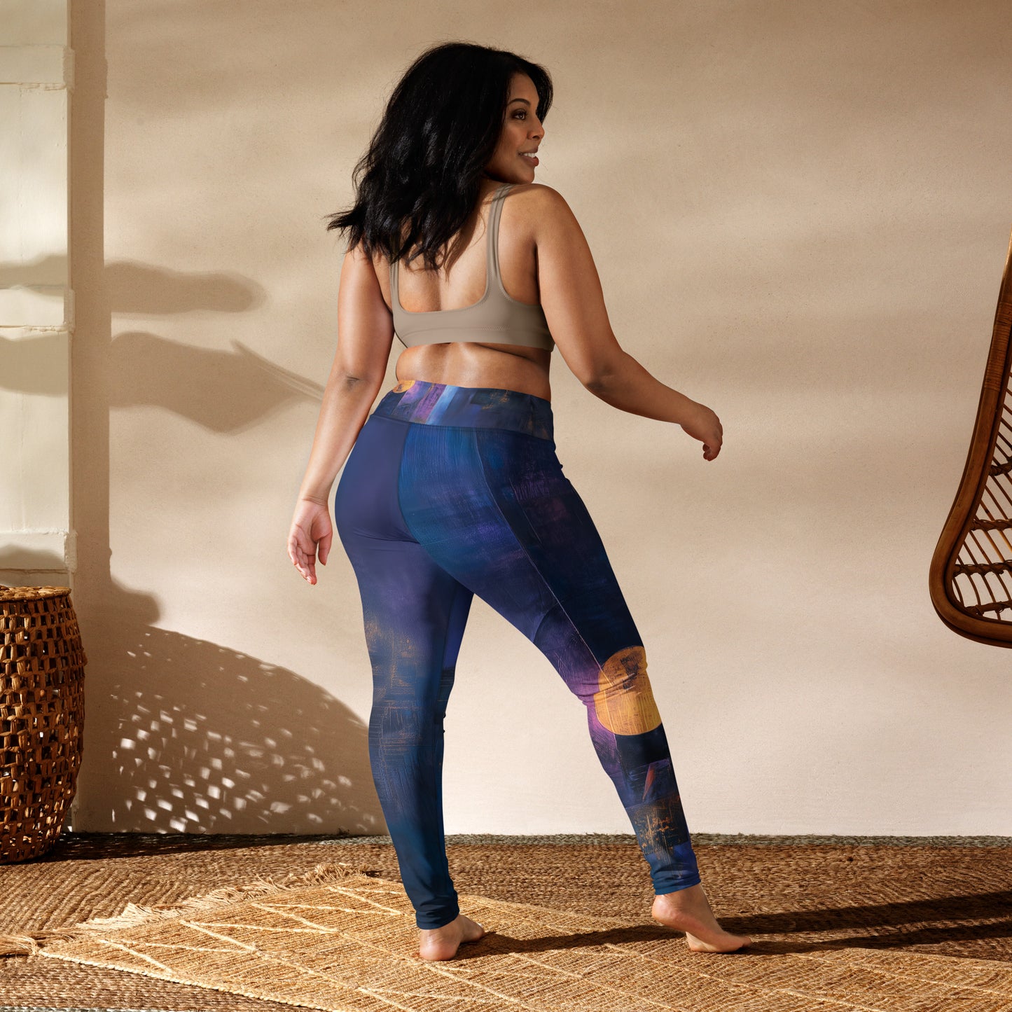 Ancient Futurism Acrylic - Yoga Leggings